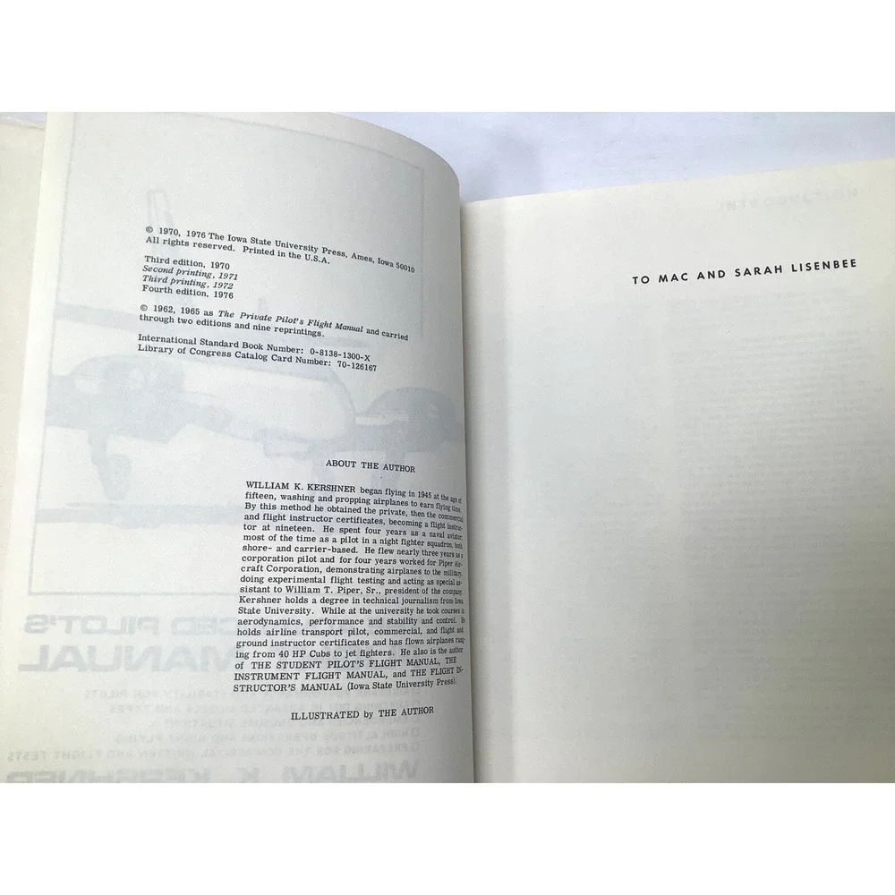 3 Books The Student & Advanced Pilot's Flight Manual  Kershner 69 Private‎ Study